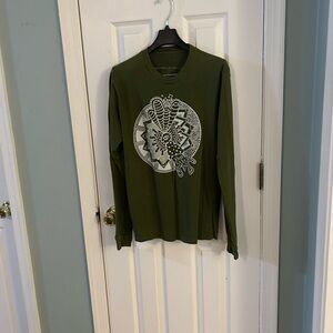 New Normal green long sleeve tee shirt